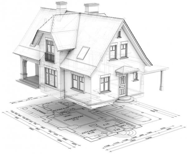 Эскиз проекта дома