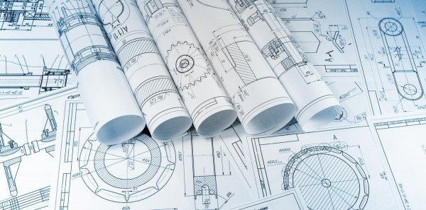 Строительные чертежи фон