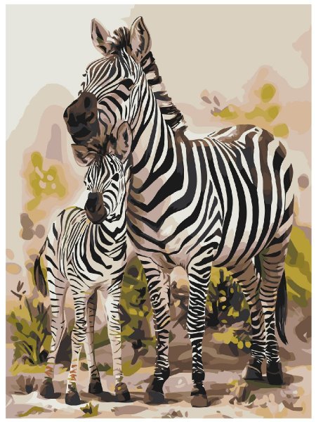 Картина Зебра