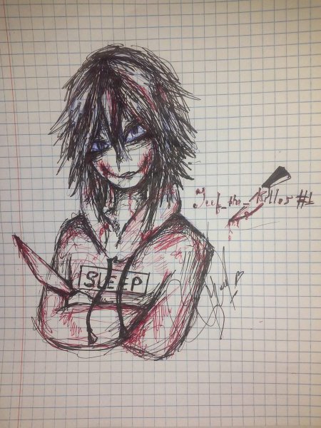 Крипипаста Джефф убийца аниме