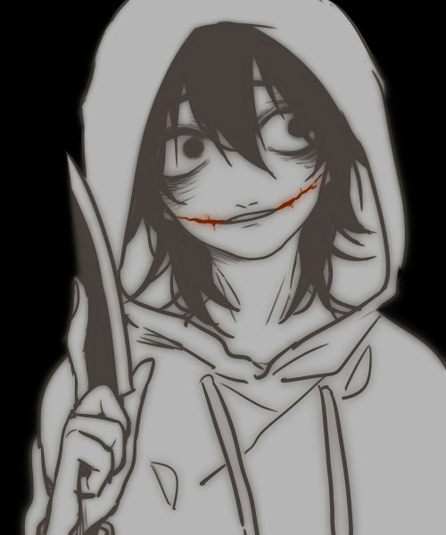 Крипипаста нарисовать Джеффа