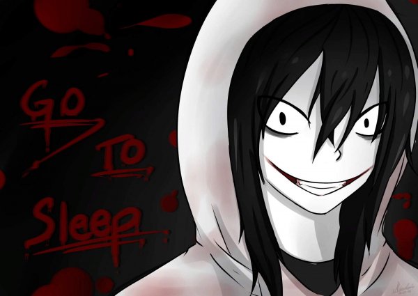 Рисунки крипипаста Джефф