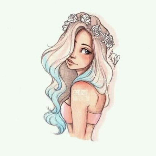 Картинки красивых девочек мультяшных