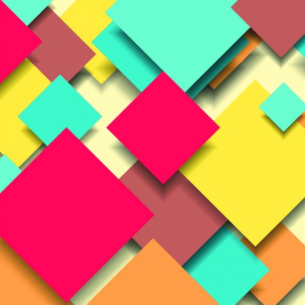 Красивые цветные квадраты