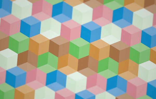 Фон из разноцветных квадратов