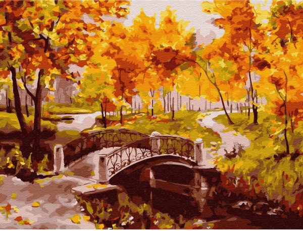 Золотая осень картина Molly