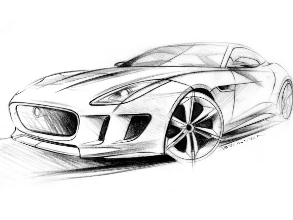 Скетч автомобиля