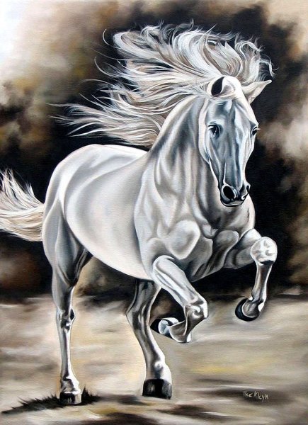 Красивые картины лошадей