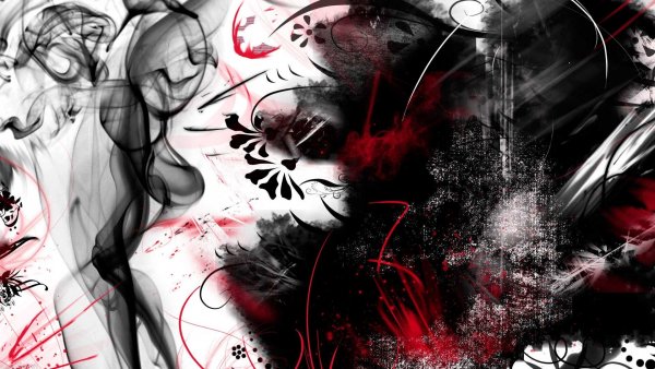 Арт на черном фоне