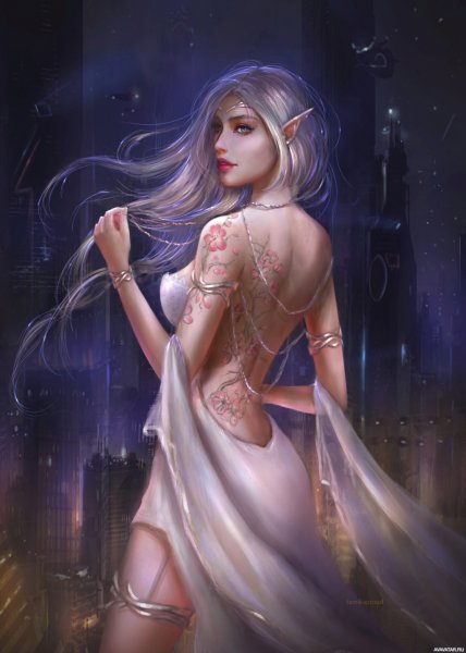 Рыжая эльфийка варкрафт