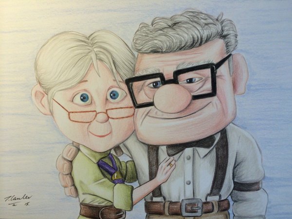 Вверх дедушка и бабушка