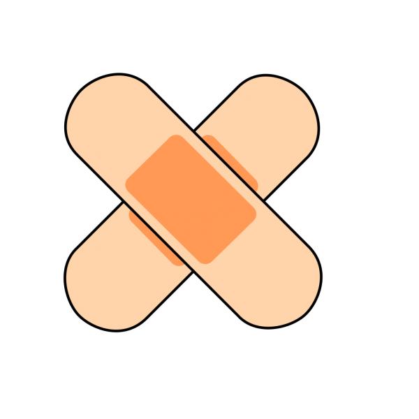 Пластырь нарисованный