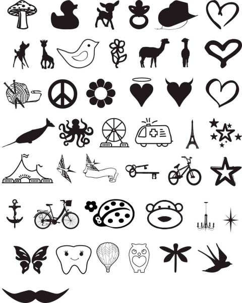 Маленькие татушки для детей