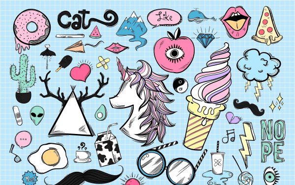 Наклейки для срисовки