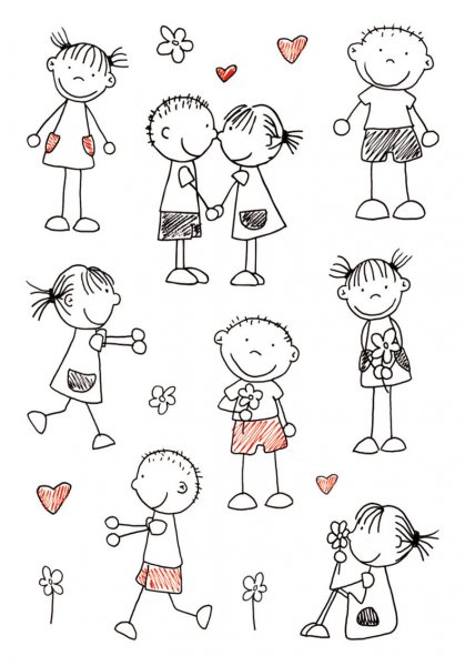 Нарисованный человечек