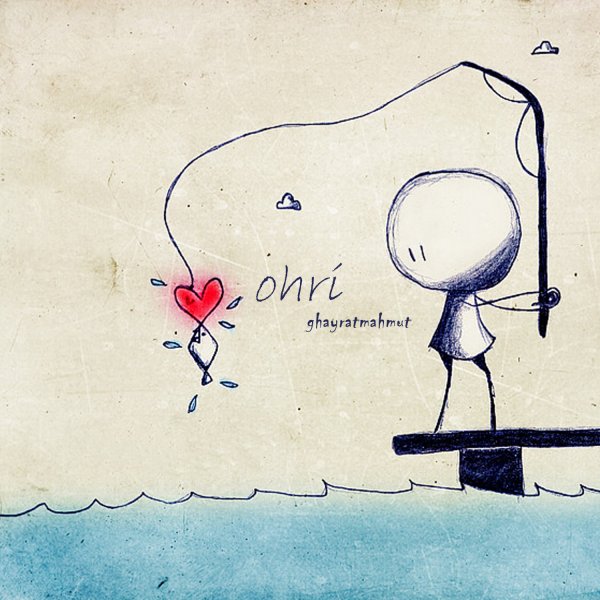 Человечки с сердечками рисунки