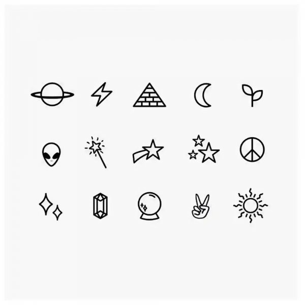 Маленькая Татуировка эскиз