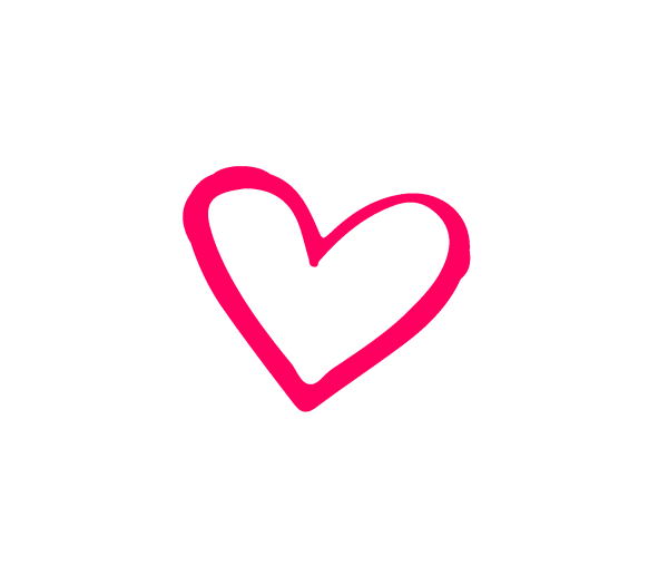 Маленькие сердечки на белом фоне