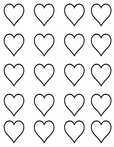 Красивые сердечки для тату