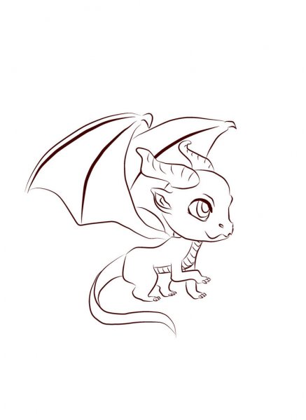 Чиби дракончик