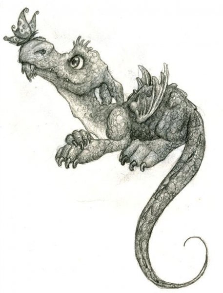 Добрый дракон эскиз