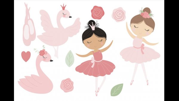 Девочка балерина рисунок