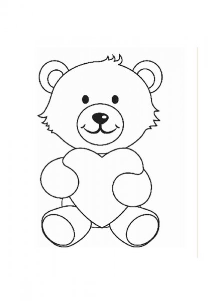 Раскраска Миша