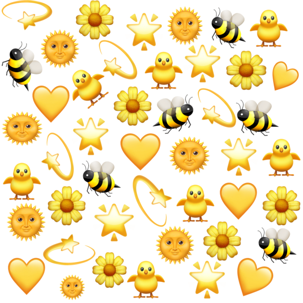 Прикольный желтый фон