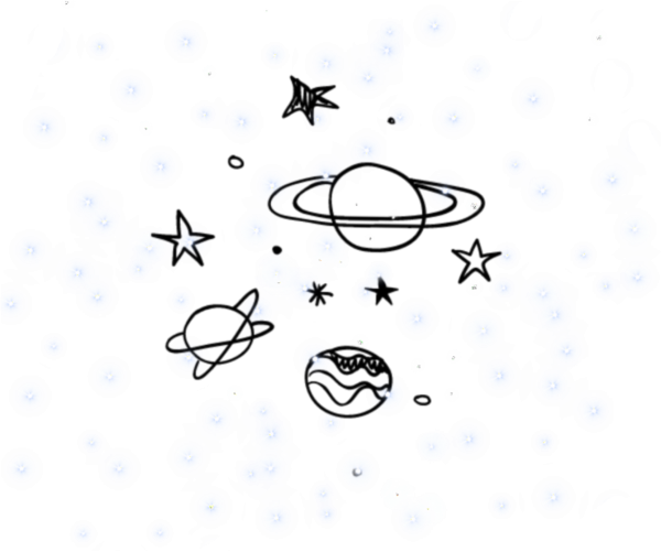 Планетки карандашом
