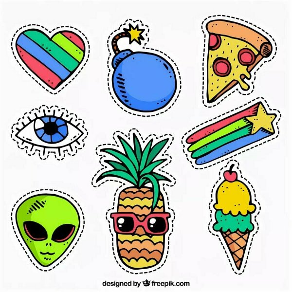 Стикеры для распечатки