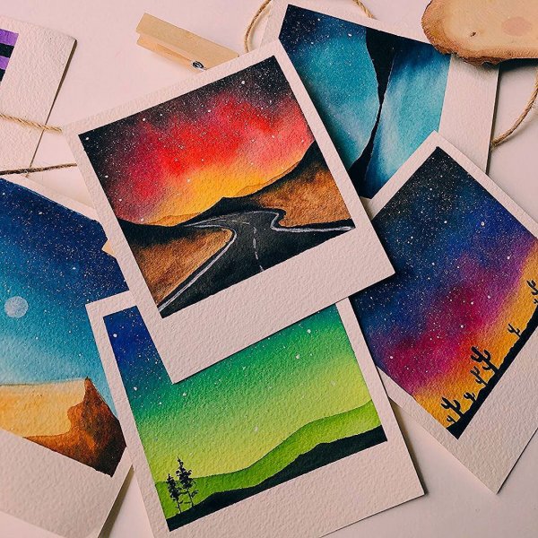 Мини картины акварелью