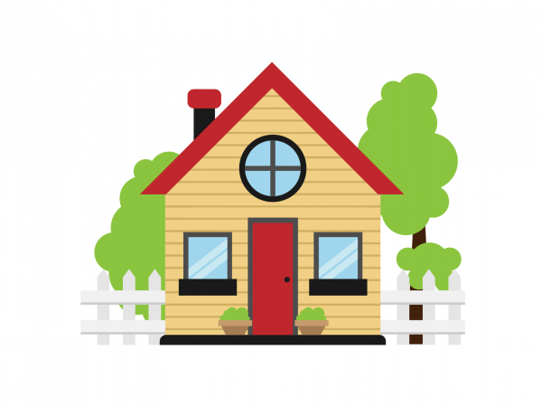 Домик мультяшный