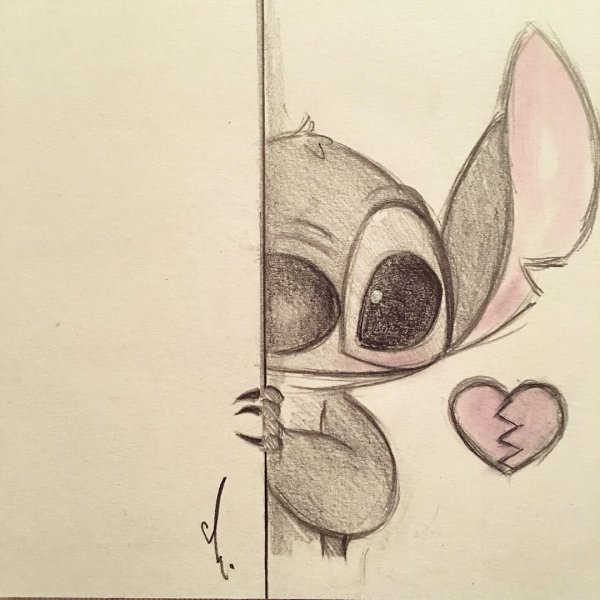 Простые рисунки для срисовки карандашом милые