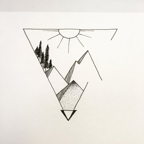 Эскизы в стиле Минимализм