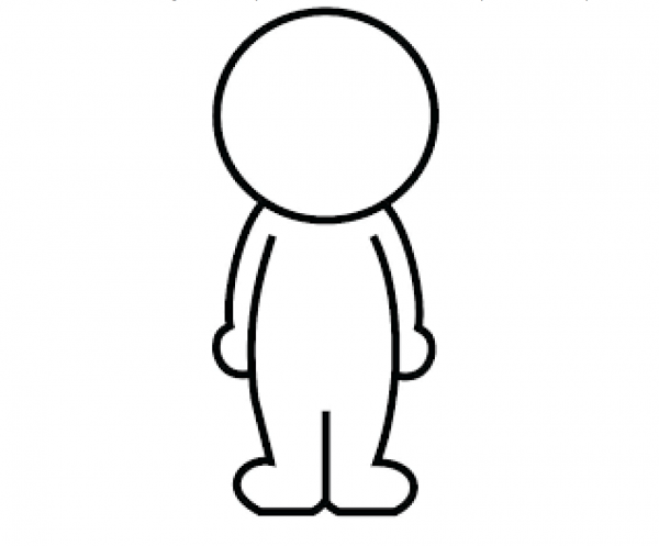 Нарисованный человечек