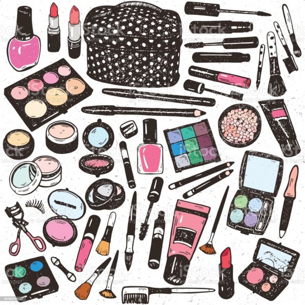 Рисовать косметику