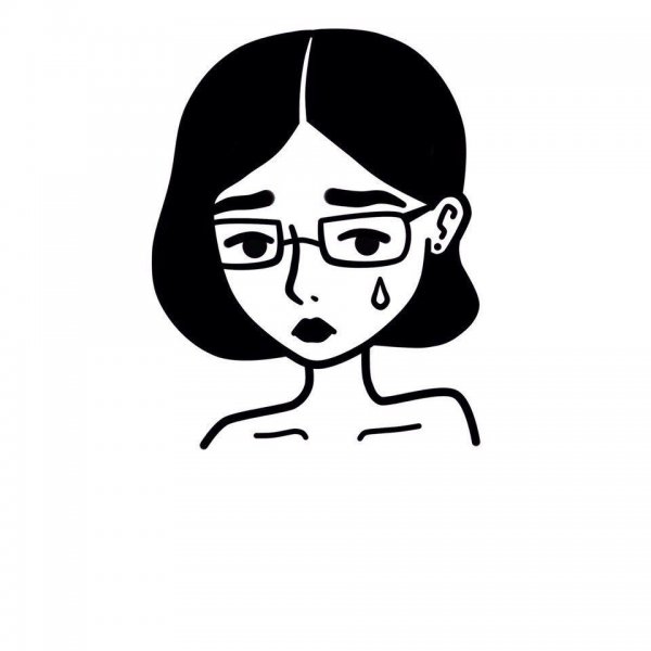 Грустные черно белые рисунки