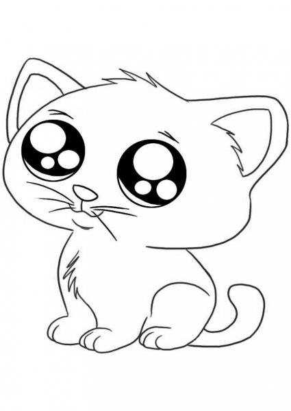 Раскраска Кротик