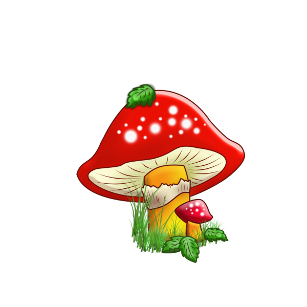 Гриб мухомор для детей