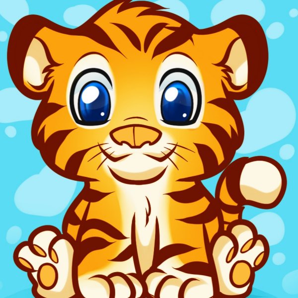 Мультяшные тигры