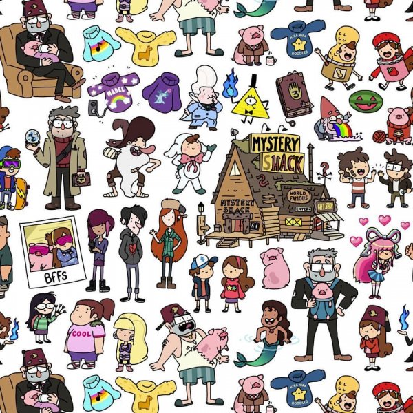 Много рисунков