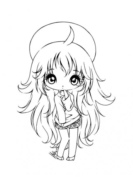 Маленькие аниме карандашом