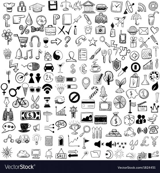 Изображения для значков черно белые