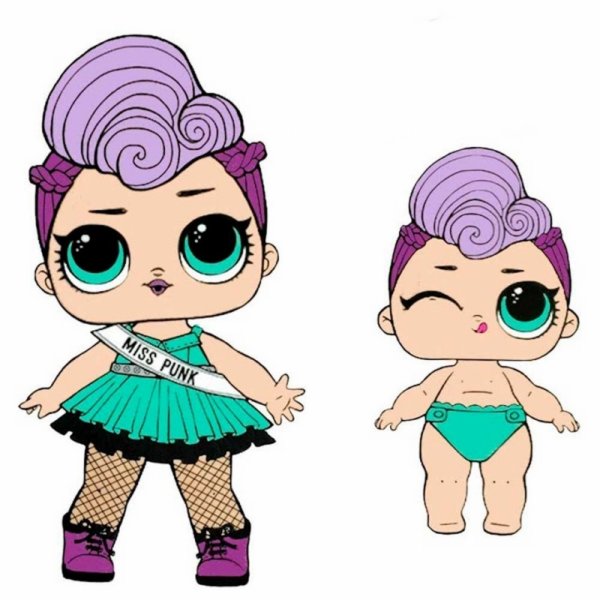 Куклы ЛОЛ цветные