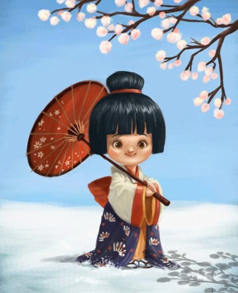 Японские детские иллюстрации
