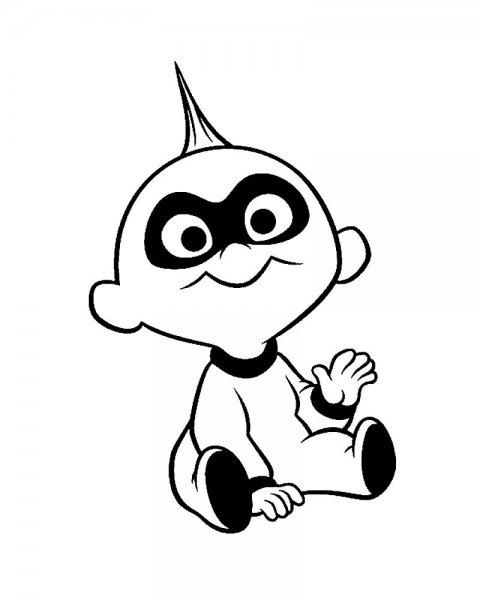 Суперсемейка раскраска для детей