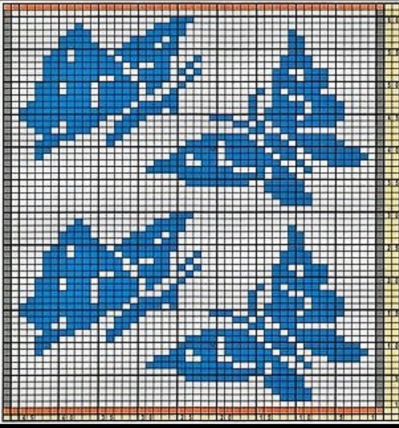 Вышивка на вязаных изделиях для детей