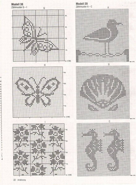 Цветные орнаменты для вязания