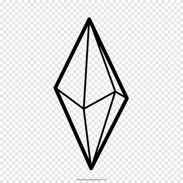 Кристалл карандашом