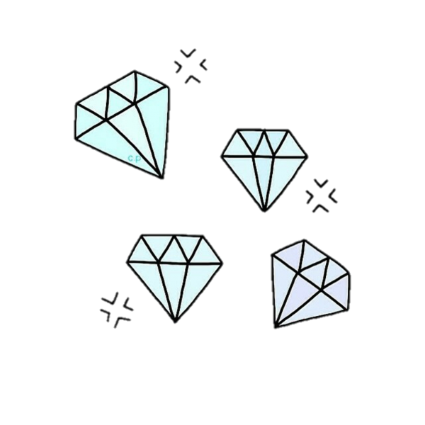 Наклейки камни бриллианты